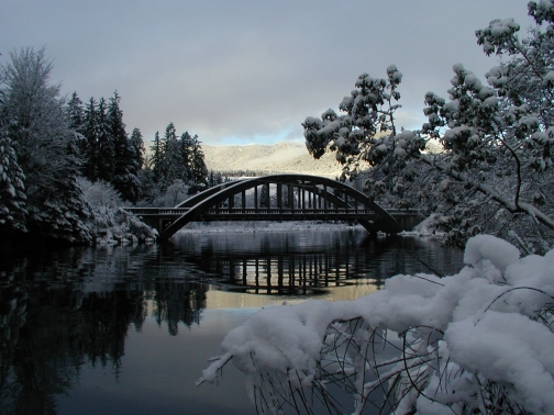 Snowy Bridge